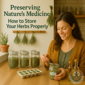 🌿 Preserving Nature’s Medicine: How to Store Your Herbs Properly 🌿