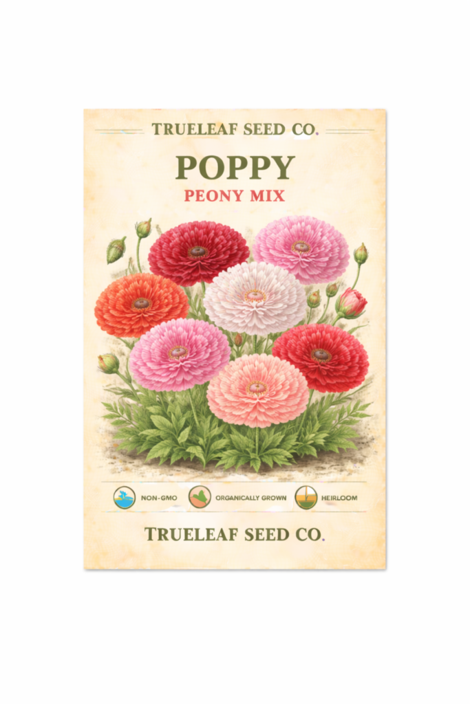 Poppy Peony Mix Seeds