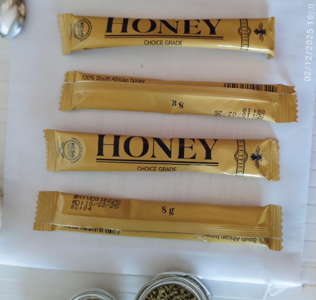 Sweetfield Raw Honey Sachets 8g
