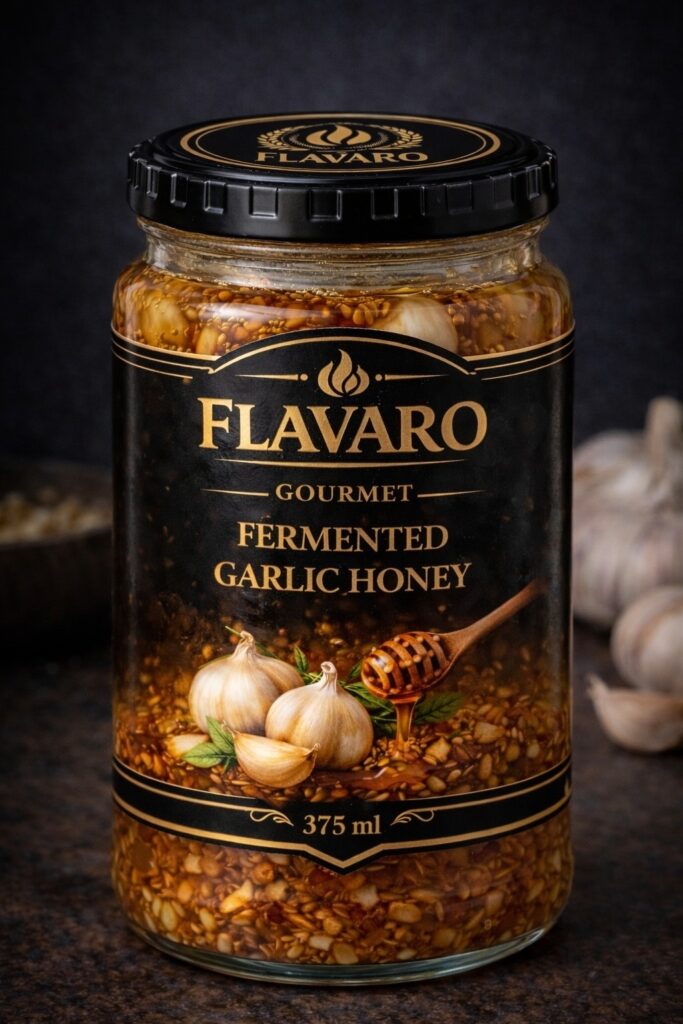 Fermented Garlic Honey