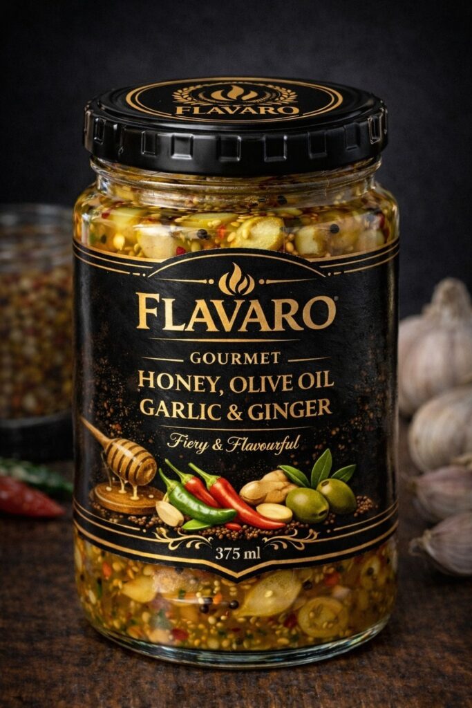 Honey, Olive Oil, Garlic & Ginger